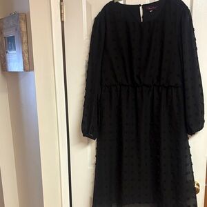Chic Black Long Sleeve Dress